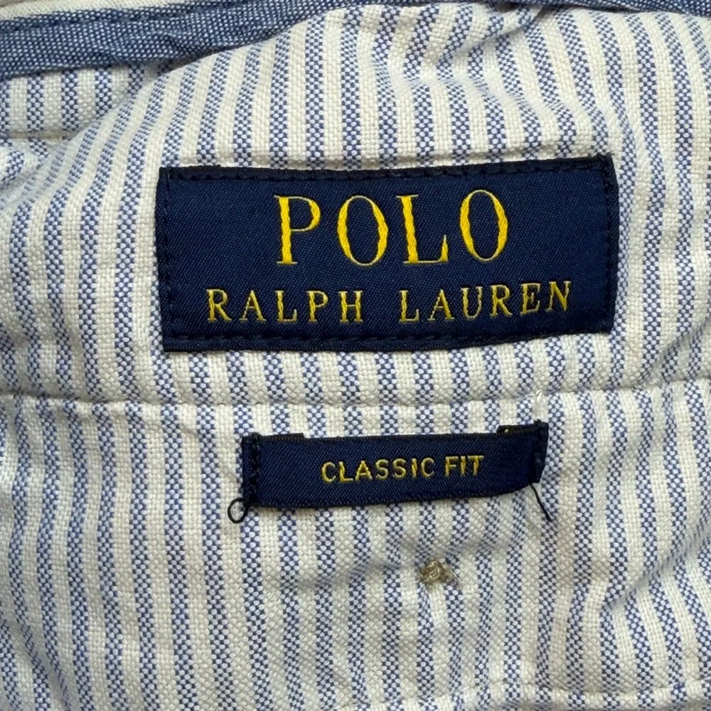 Polo Ralph Lauren Classic Fit Chino Pants Mens 32x32 Beige Cotton Twill Trousers